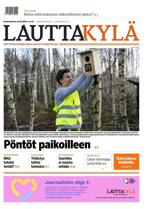 Lauttakylä-lehti 21.10.2026