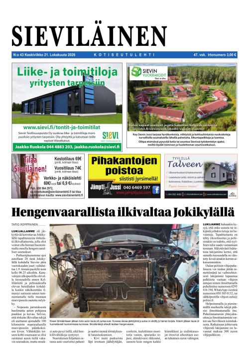Sieviläinen 21.10.2026