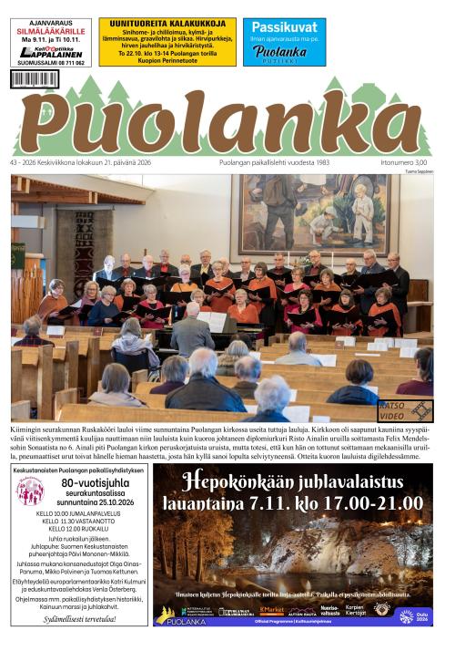 Puolanka-lehti 21.10.2026