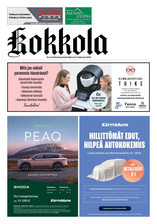 Kokkola-lehti 21.10.2026