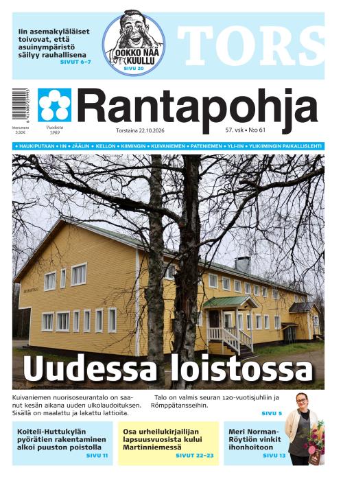 Rantapohja 22.10.2026