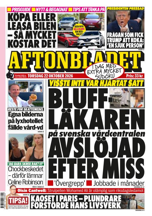 Aftonbladet 22.10.2026