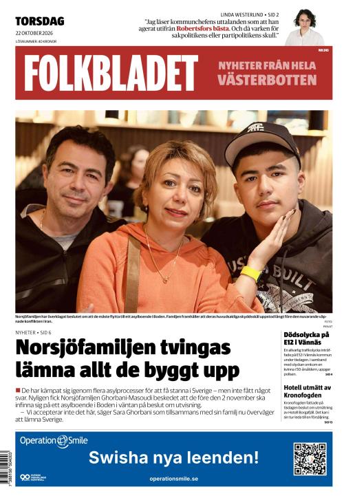 Folkbladet (Västerbotten) 22.10.2026