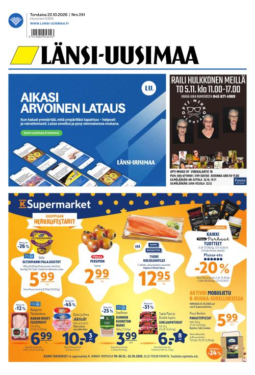 Länsi-Uusimaa 22.10.2026