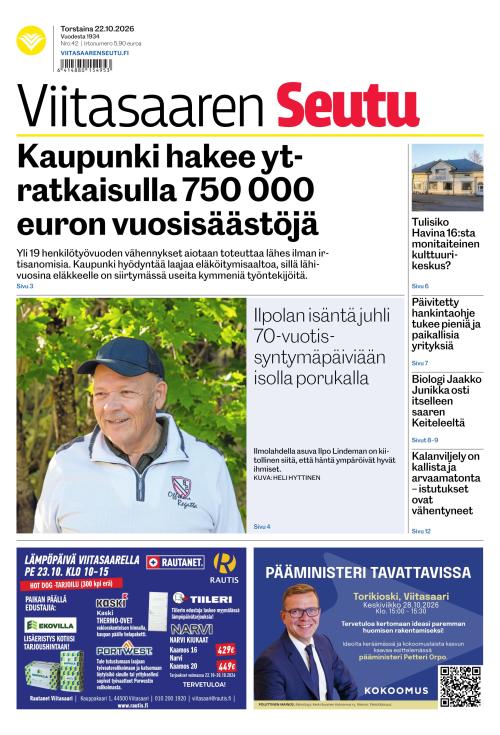 Viitasaaren Seutu 22.10.2026