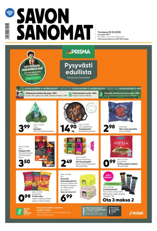 Savon Sanomat 22.10.2026