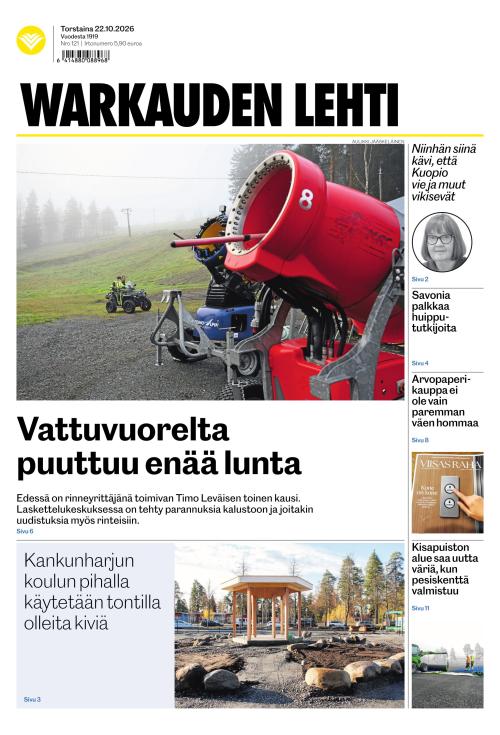 Warkauden Lehti 22.10.2026