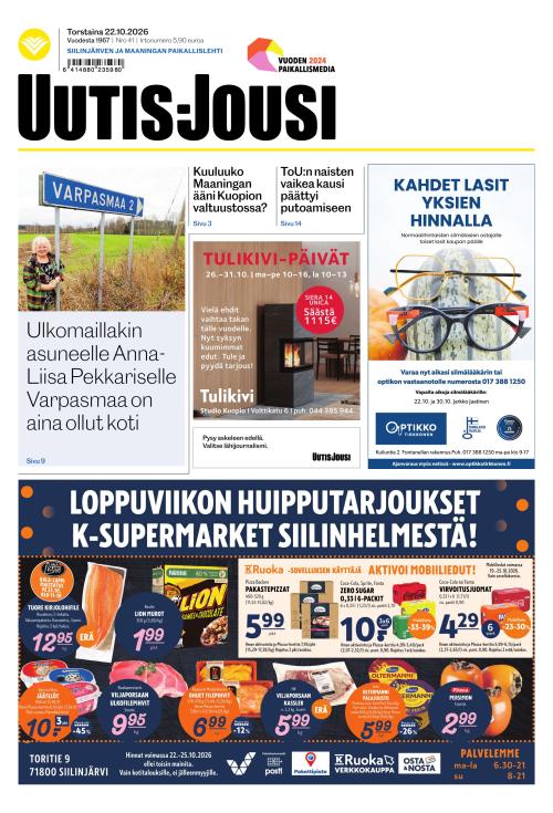 Uutis-Jousi 22.10.2026