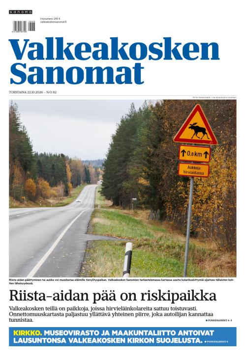 Valkeakosken Sanomat 22.10.2026