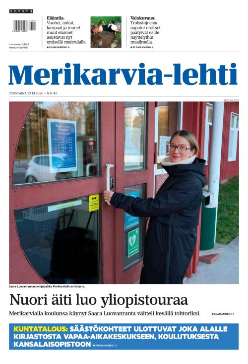 Merikarvia-lehti 22.10.2026