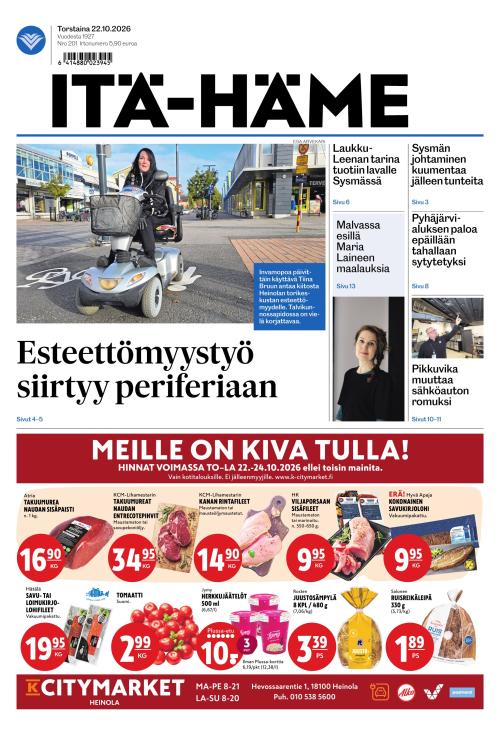 Itä-Häme 22.10.2026