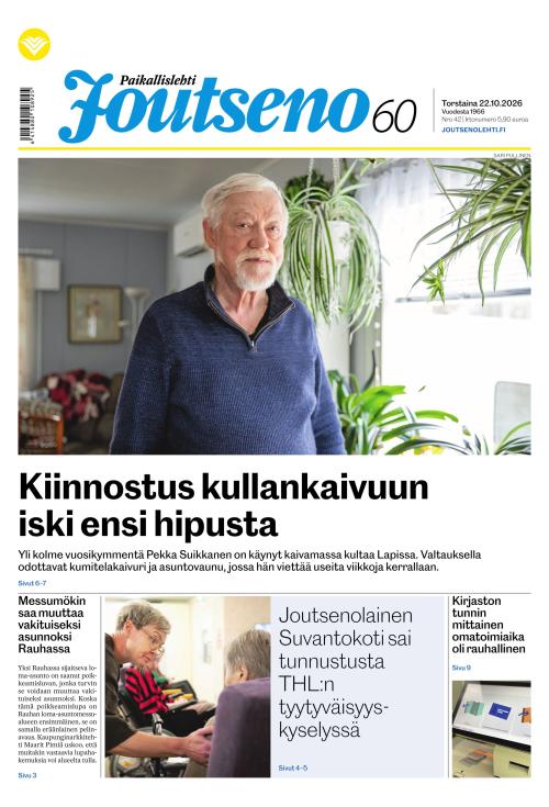 Paikallislehti Joutseno 22.10.2026
