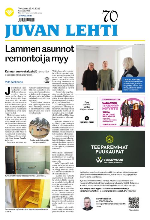 Juvan lehti 22.10.2026