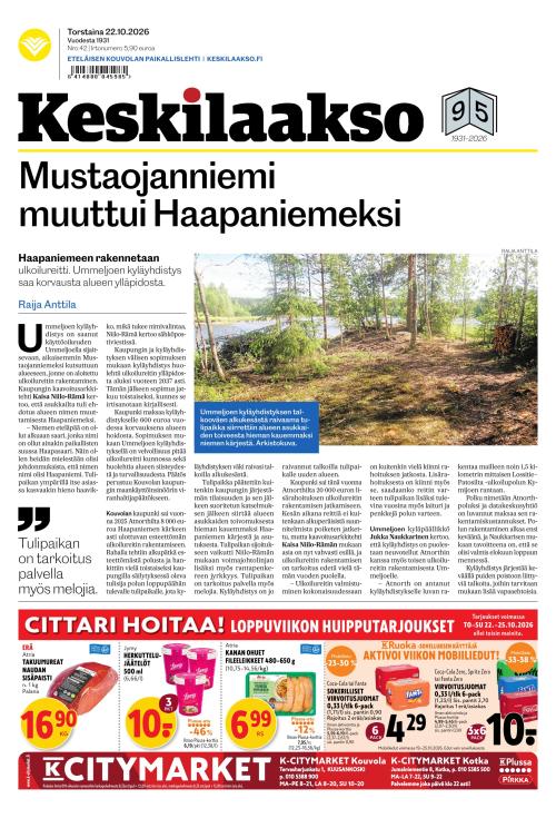Keskilaakso 22.10.2026
