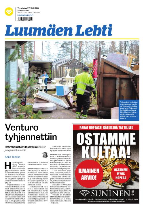 Luumäen Lehti 22.10.2026