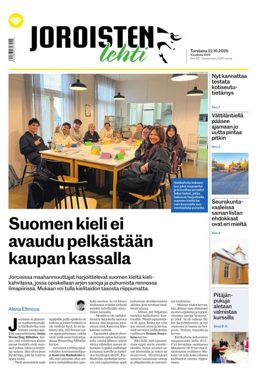 Joroisten Lehti 22.10.2026