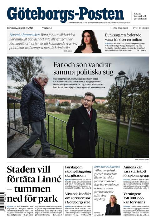 Göteborgs-Posten 22.10.2026