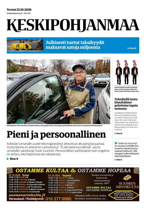 Keskipohjanmaa 22.10.2026