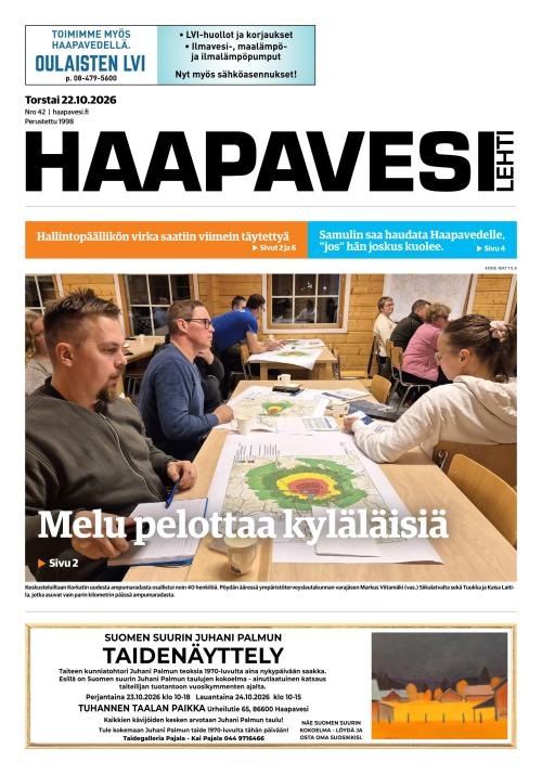 Haapavesi-lehti 22.10.2026