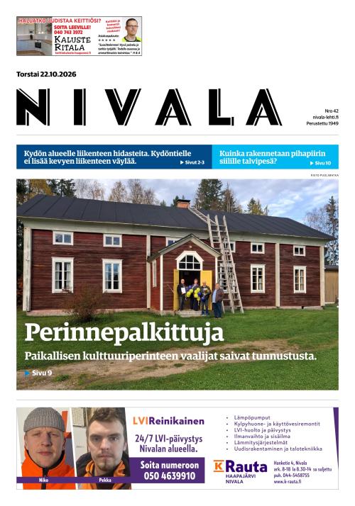 Nivala-lehti 22.10.2026