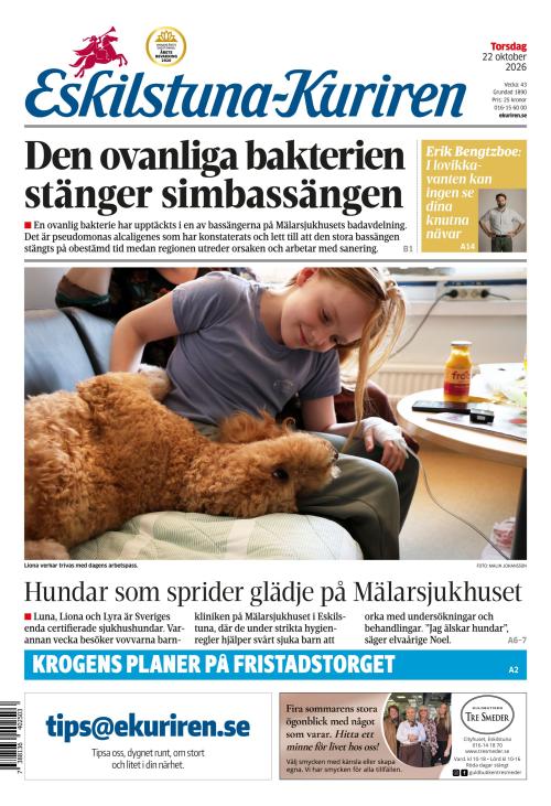 Eskilstuna-Kuriren 22.10.2026