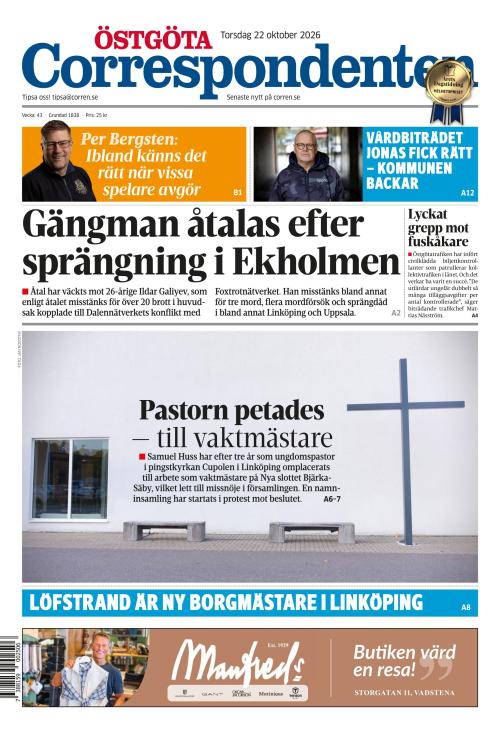 Östgöta Correspondenten 22.10.2026