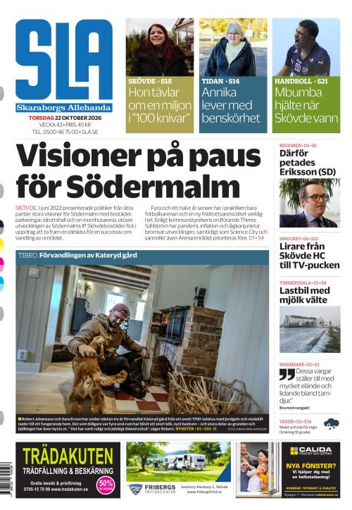Skaraborgs Allehanda 22.10.2026