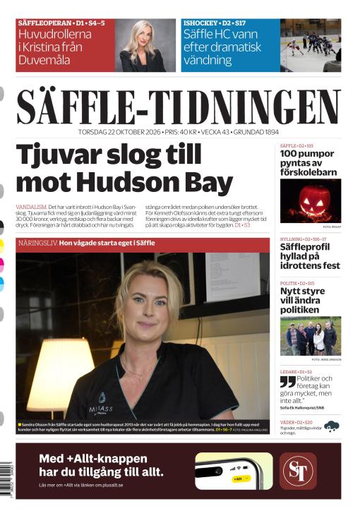 Säffle-Tidningen 22.10.2026