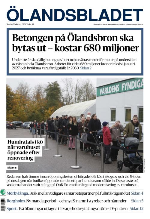 Ölandsbladet 22.10.2026