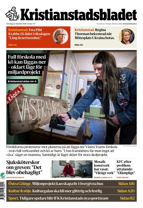 Kristianstadsbladet 22.10.2026