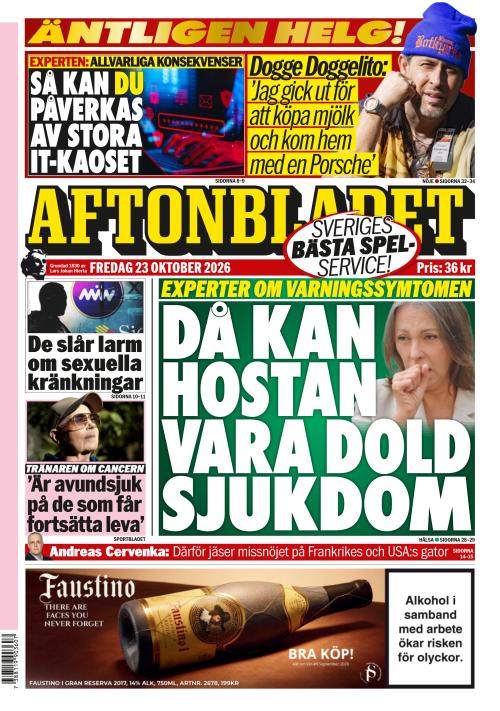 Aftonbladet 23.10.2026