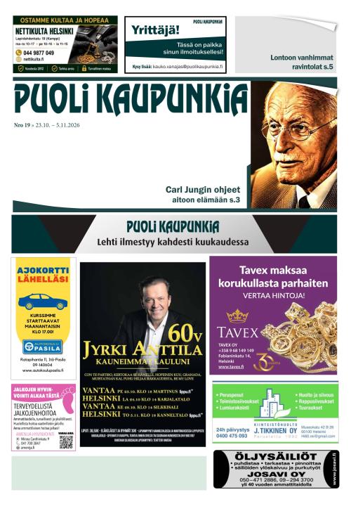 Puoli Kaupunkia Helsinki B 23.10.2026