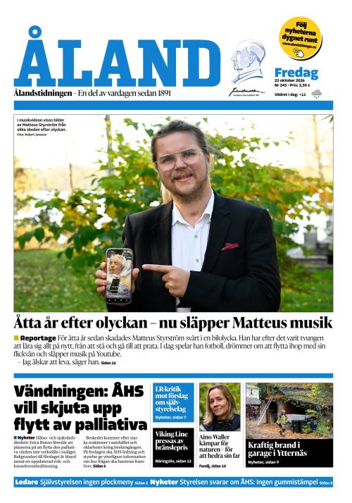 Ålandstidningen 23.10.2026