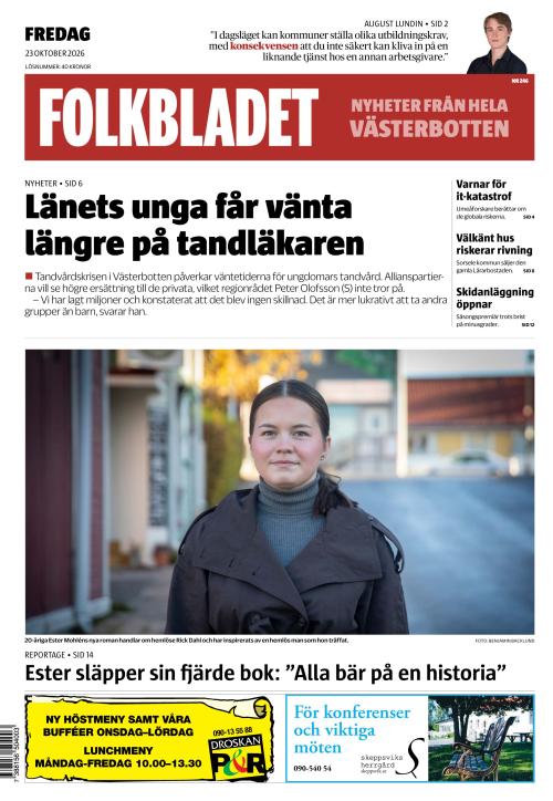 Folkbladet (Västerbotten) 23.10.2026
