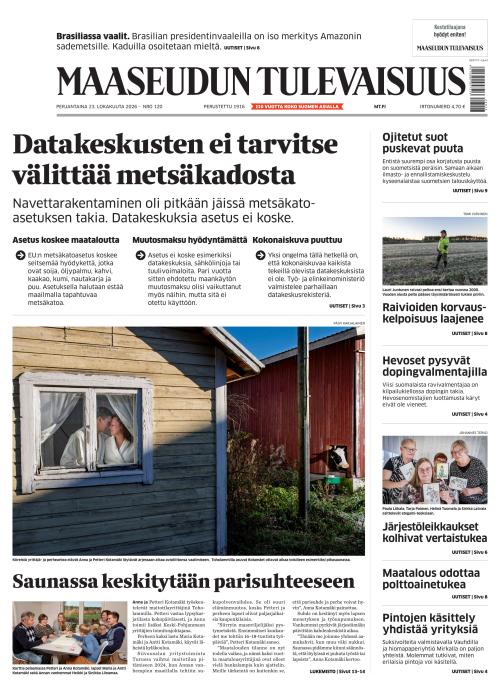 Maaseudun Tulevaisuus 23.10.2026