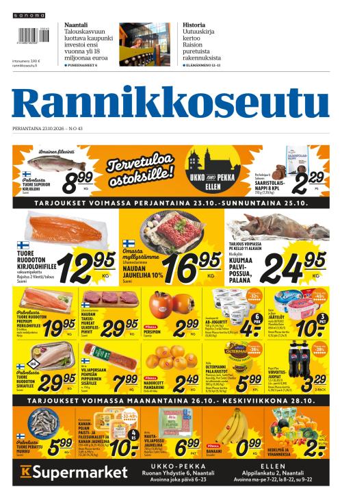 Rannikkoseutu 23.10.2026
