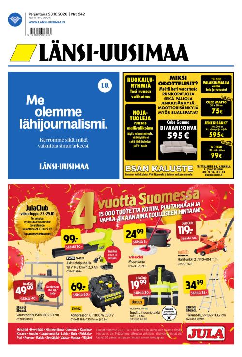 Länsi-Uusimaa 23.10.2026