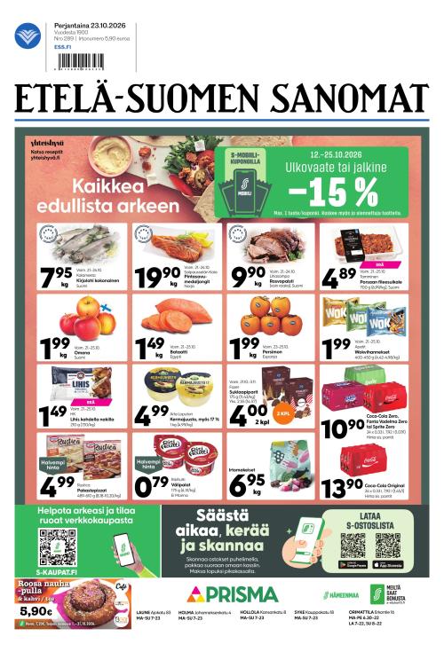 Etelä-Suomen Sanomat 23.10.2026