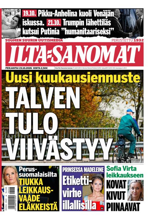 Ilta-Sanomat 23.10.2026