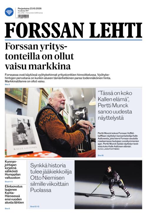 Forssan Lehti 23.10.2026