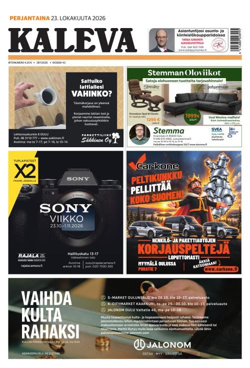 Kaleva 23.10.2026