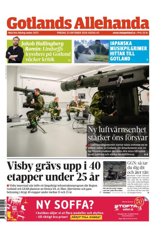 Gotlands Allehanda 23.10.2026