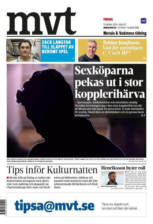 Motala Vadstena Tidning 23.10.2026