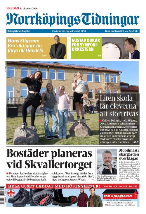 Norrköpings Tidningar 23.10.2026