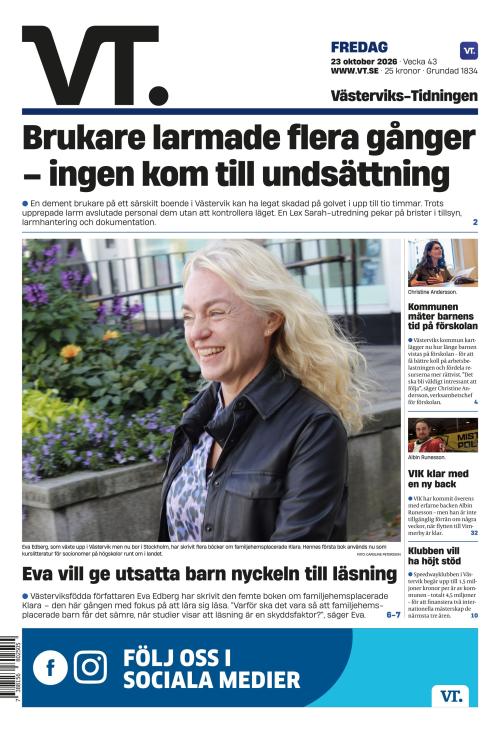 Västerviks-Tidningen 23.10.2026