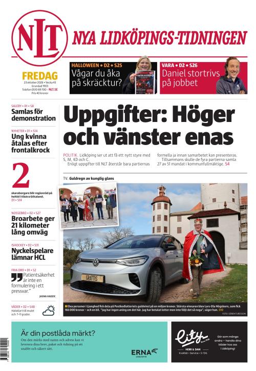 Nya Lidköpings-Tidningen 23.10.2026