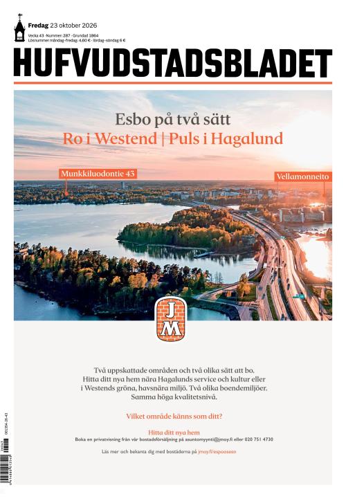 Hufvudstadsbladet 23.10.2026