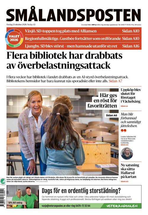 Smålandsposten 23.10.2026
