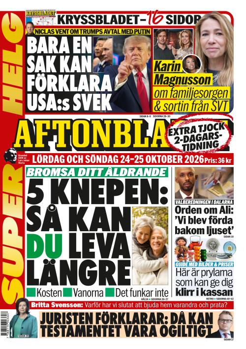 Aftonbladet 24.10.2026