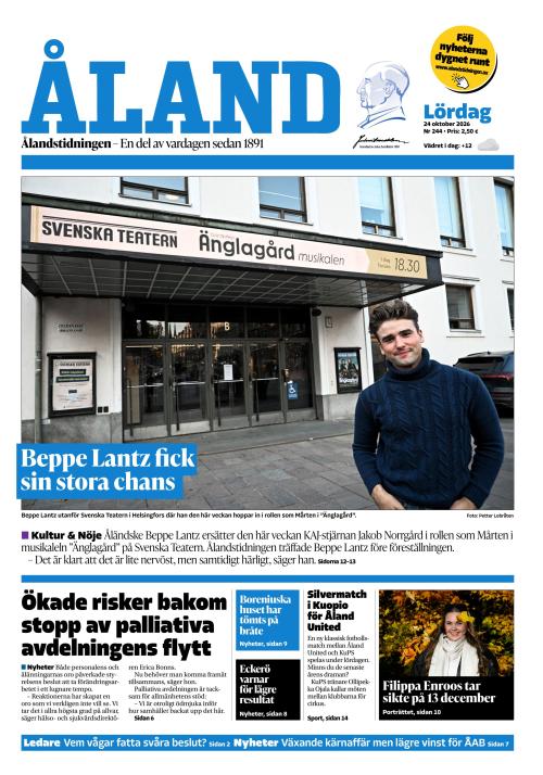Ålandstidningen 24.10.2026